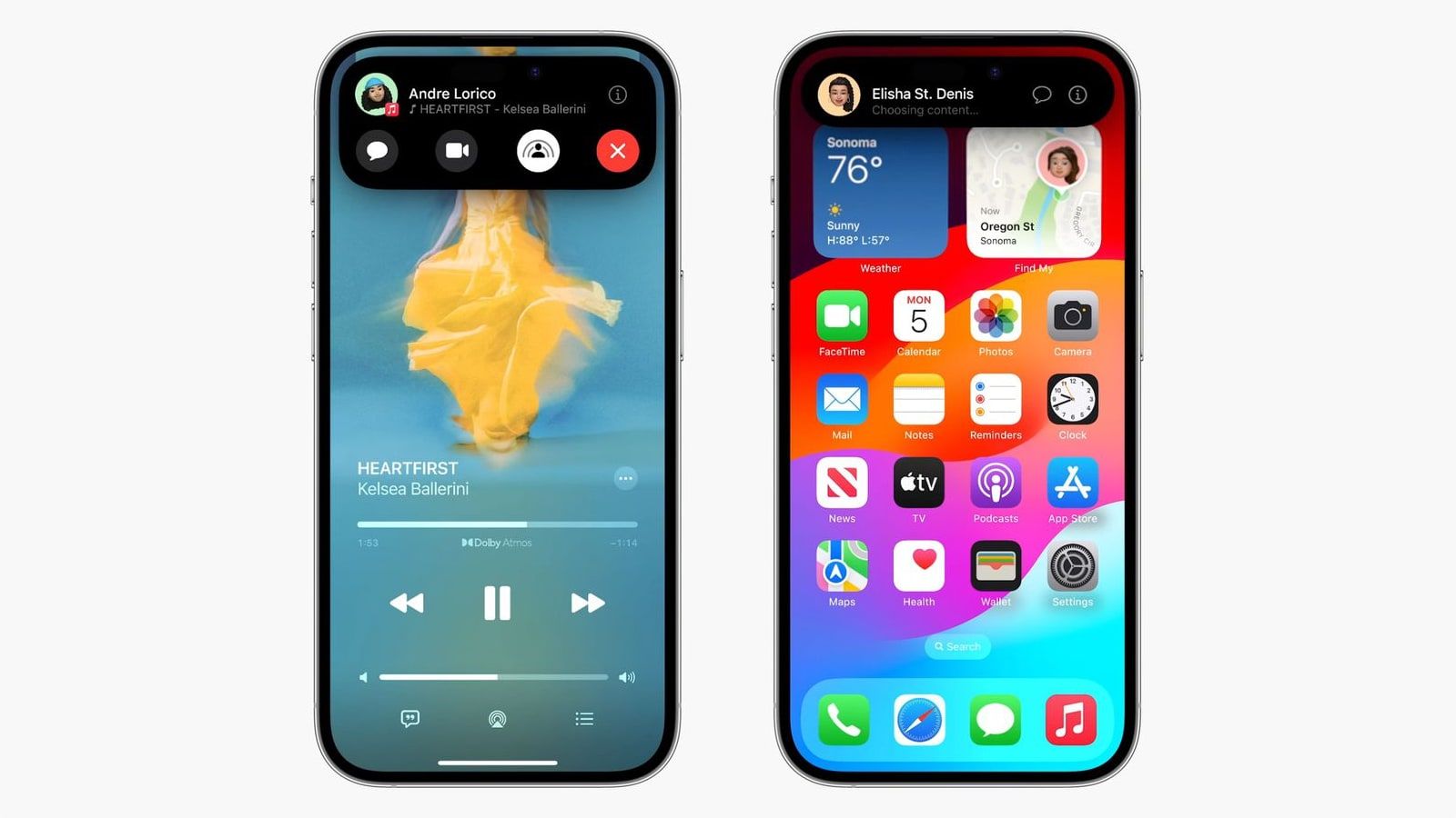airdrop shareplay ios 17