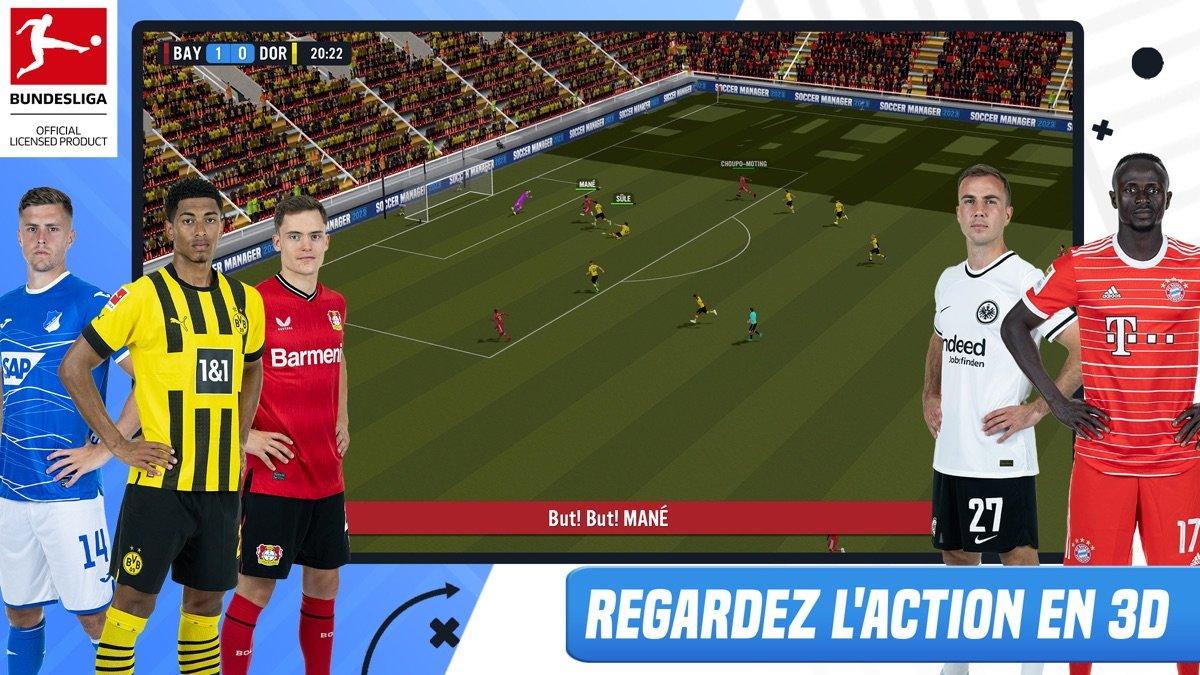 soccer manager 2023 capture jeu ipa iphone ipad