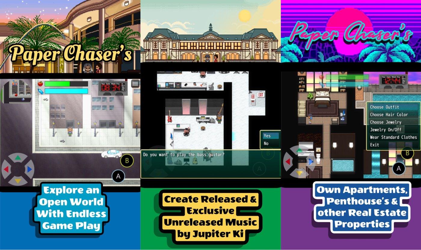 paper chasers capture jeu ipa iphone ipad