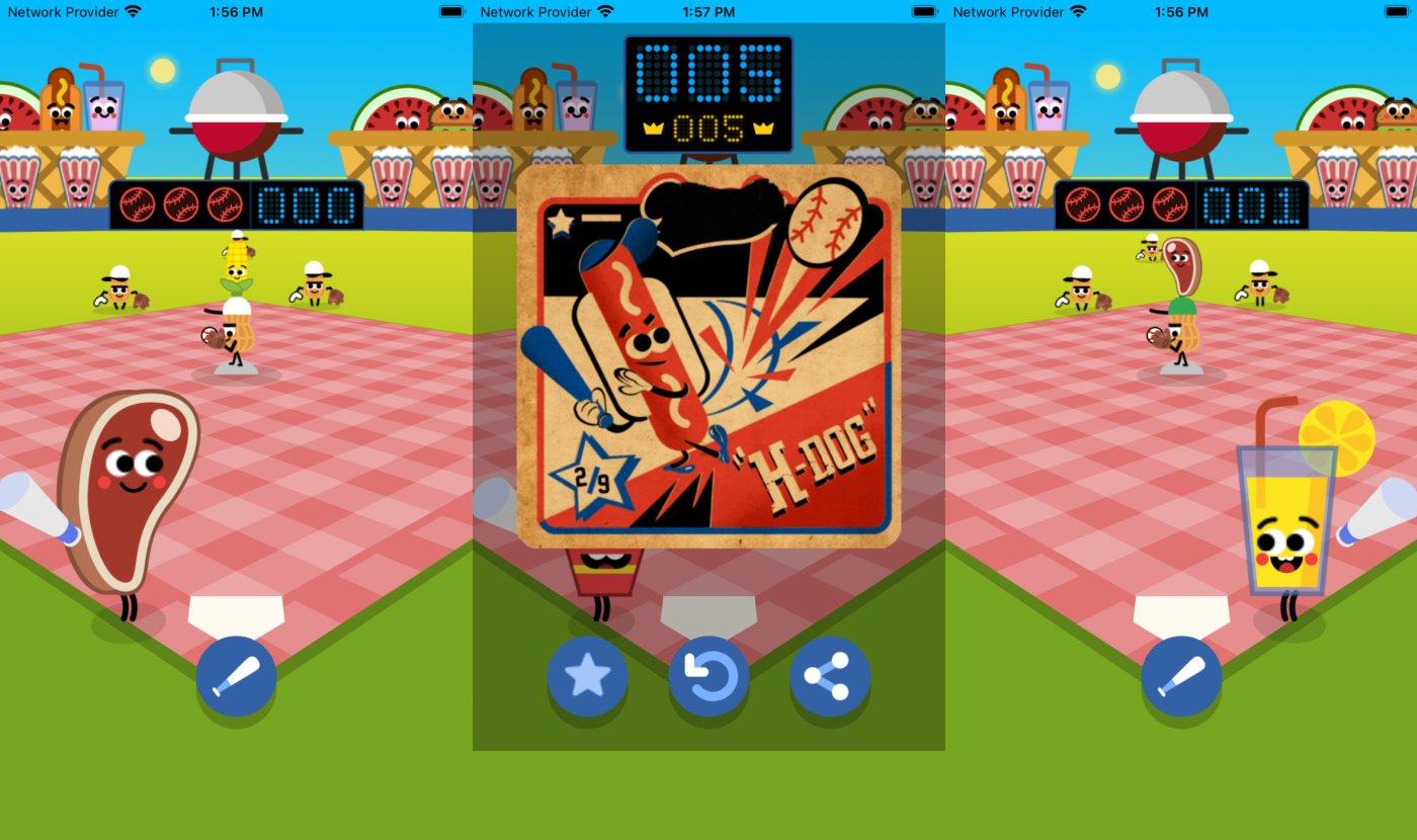 doodle baseball game capture jeu ipa iphone ipad